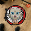 Inosuke Hashibira Shaped Rug Custom Anime Demon Slayer Mats For Bedroo ...
