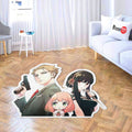 Spy x Family Shaped Rug Custom Anime Mats For Bedroom Living Room Quality Carpets-Animerugs