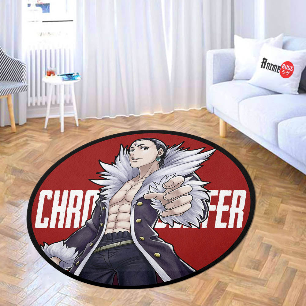 Chrollo Lucilfer Shaped Rug Custom Anime Hunter x Hunter Mats For Bedr ...