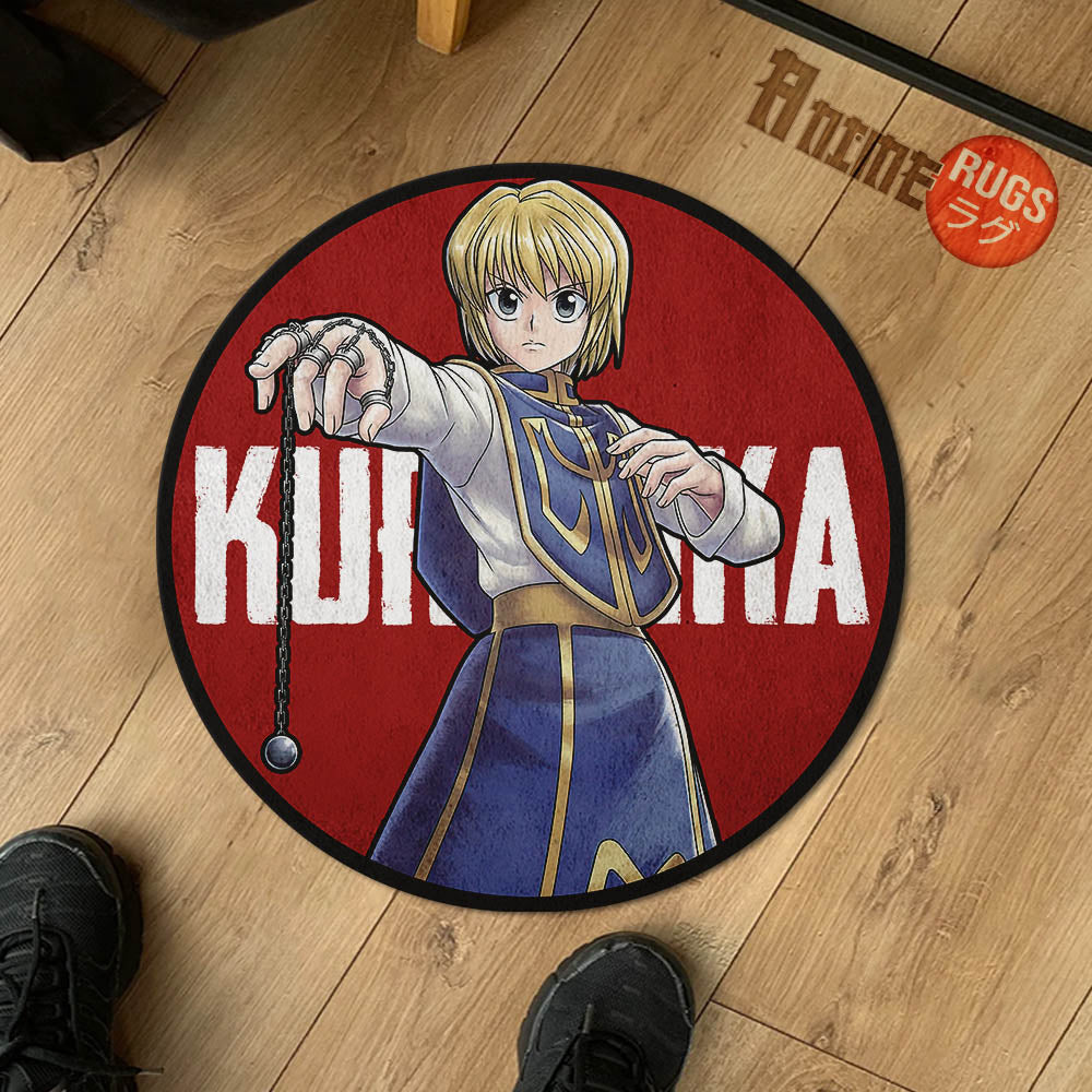 Hxh Rug Kurapika Shaped Rug Custom Anime Hunter x Hunter Mats For Bedroom Livi ...